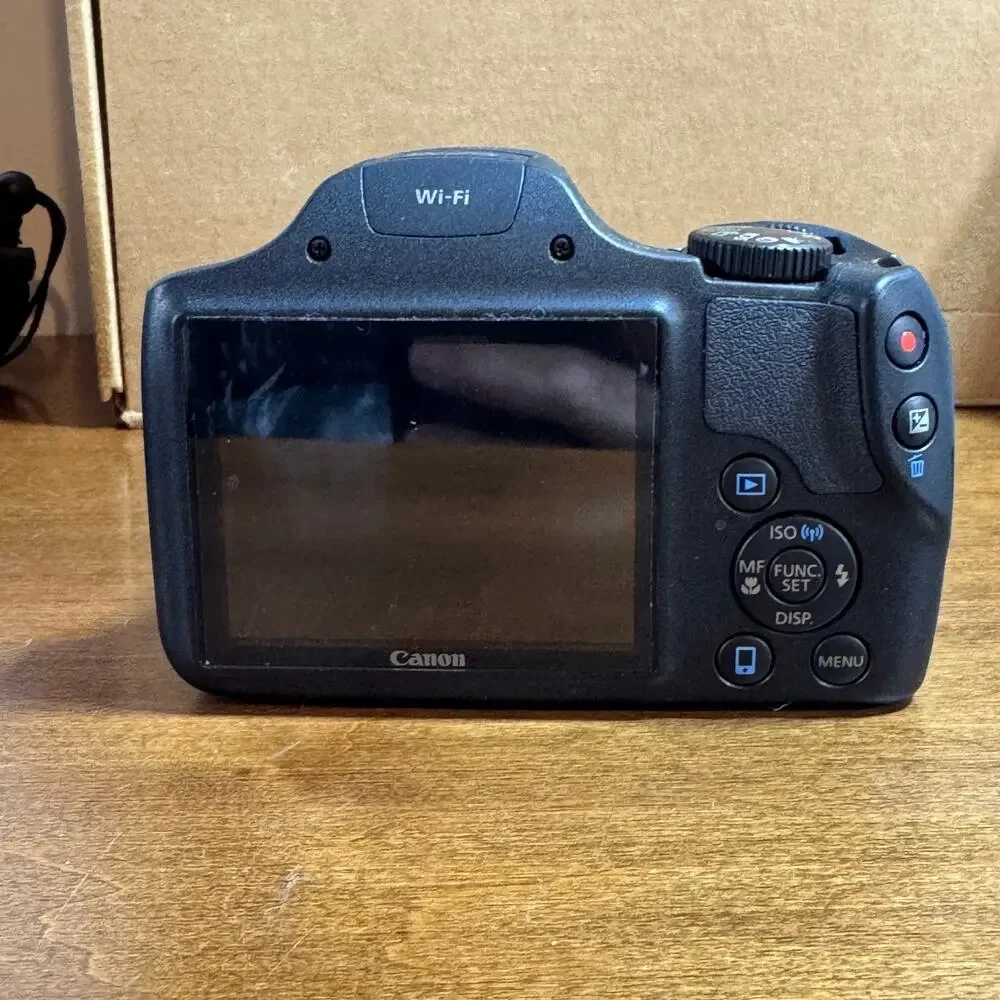 Canon PowerShot SX530 HS Digital Camera Black Case Tripod Battery 50X Lens Wifi